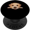 Westie Puppy Lover PS Ritratto del cane del viso del primo piano del cucciolo di Westie del bambino PopSockets PopGrip Adesivo