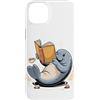 Manatees Manatee Lover Gifts Custodia per iPhone 14 Plus Bookish Manatee Reading Sea Cow Book Lover