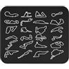 YJQGOL Tappetino per mouse con formula 1, regalo per F1, 24,1 x 20,3 cm, colore: regalo Formula 1
