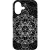 Sacred Geometry Mandala Clothing Custodia per iPhone 17 Geometria sacra Metatrons Cube Dot lavoro
