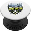 Magliette Divertenti Da Padel - Senza Mu Senza Muri Non Si Vince - Padel Divertente PopSockets PopGrip Adesivo