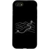 Jimbeels Custodia per iPhone SE (2020) / 7/8 Grande Muraglia Linee Art Storico