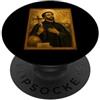 Icona di San Francesco Saverio Elegante icona cattolica di San Francesco Saverio PopSockets PopGrip Adesivo