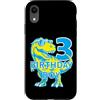 COOL DINOSAUR BIRTHDAY DESIGNS AND OUTFI Custodia per iPhone XR 3 ANNI DINOSAURIO COMPLEANNO BIMBO DINOSAURIO 3° COMPLEANNO
