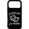 Cadeau Théâtre Comédien Acteur Scène Spe Custodia per iPhone 17 Pro Max Non posso ho teatro Comico Attore Scena Spettacolo Arte