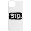 Urban Area Code Streetwear Supply Custodia per iPhone 14 Plus Oakland 510 Codice area East Bay Grunge Streetwear
