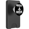 Nubera Creative Works Modalita Aereo - Design Pace e Serenita PopSockets PopWallet per MagSafe