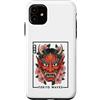 Hannya Oni By Tokyo-Waves Custodia per iPhone 11 Yokai Oni Maschera Diavolo Giapponese Demone Tattoo Oni Mask