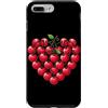 Cherry Aesthetic Summer Fruit Lover Red Custodia per iPhone 7 Plus/8 Plus Ciliegie Estetiche Rosse Cuore Di Ciliegia Alla Moda