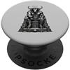 Demonique Tees and Ars Goetia Demon Gift Moloch Corona del Re Infernale PopSockets PopGrip Adesivo