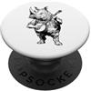 Giant Step Design Co. Banjo Giocare Rhino Bluegrass Festival Rhinoceros PopSockets PopGrip Adesivo