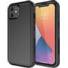 Diverbox Custodia per iPhone 11 [antiurto] [a prova di caduta] [pellicola proteggi schermo in vetro temperato + protezione per obiettivo della fotocamera], custodia resistente per Apple iPhone 11