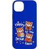 S9Shop Back To School Red Panda Lover Custodia per iPhone 14 Plus Red Panda Studenti torna a scuola felice di vedere il tuo viso