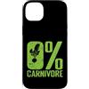 0% carnivore vegan vegetarian meat free Custodia per iPhone 14 Plus 0% Carnivoro Vegetariano Vegano A Base Vegetale