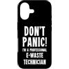 Electronics Recycling Department T-Shirt Custodia per iPhone 17 Tecnico dei rifiuti elettronici