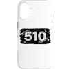 Urban Area Code Streetwear Supply Custodia per iPhone 16 Oakland 510 Codice area East Bay Grunge Streetwear