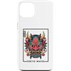 Japanese Oni Mask Aesthetic By TOKYO WAV Custodia per iPhone 13 Hannya Oni Mask Devil Yokai - Maschera giapponese con tatuaggio demone