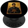 Icona di Santa Giuseppina Bakhita Elegante icona cattolica di Santa Giuseppina Bakhita PopSockets PopGrip Adesivo