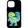 COOL DINOSAUR BIRTHDAY DESIGNS AND OUTFI Custodia per iPhone 16 Pro Max 3 ANNI DINOSAURIO COMPLEANNO BIMBO DINOSAURIO 3° COMPLEANNO
