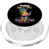 Prismion Collective Dinosauro Supportivo Divertente Grafico PopSockets PopGrip per MagSafe