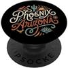 Phoenix Arizona USA Outdoor Vintage Fenice PopSockets PopGrip Adesivo