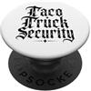Taco Truck Security Apparel Taco Truck Sicurezza Divertente Messicano Amante Del Cibo Asada Al Pastor PopSockets PopGrip Adesivo
