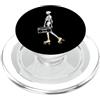 Vintage Roller Skate Skeleton, Skaters G Scheletro di Halloween per pattinaggio a rotelle, anni '80, anni '90 Cool & Funny PopSockets PopGrip per MagSafe
