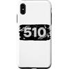 Urban Area Code Streetwear Supply Custodia per iPhone XS Max Oakland 510 Codice area East Bay Grunge Streetwear