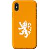 Dutch Lion Designs Custodia per iPhone X/XS Majestic Leone Olandese Olanda Orange Pride