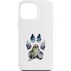 Timowo Studio Custodia per iPhone 13 Pro Max Foca Invernale Impronta Natura