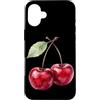 Cherry Aesthetic Summer Fruit Lover Red Custodia per iPhone 16 Plus Ciliegia Acquerello Rosso Estetica Ciliegie Estate Amante della Frutta