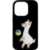 Volleyball animal sport ball fan Hobby f Custodia per iPhone 14 Pro Llama gioca a pallavolo