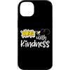 MeinShirt Custodia per iPhone 14 Plus Buzz con gentilezza | Cute Bee Graphic