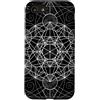 Sacred Geometry Mandala Clothing Custodia per iPhone SE (2020) / 7/8 Geometria sacra Metatrons Cube Dot lavoro