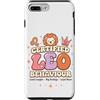 Aesthetic Zodiac Apparel & Cute Fire Sig Custodia per iPhone 7 Plus/8 Plus Leone 2026 Oroscopo astrologia Compleanno estivo alla moda