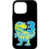 COOL DINOSAUR BIRTHDAY DESIGNS AND OUTFI Custodia per iPhone 16 Pro 3 ANNI DINOSAURIO COMPLEANNO BIMBO DINOSAURIO 3° COMPLEANNO