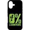 0% carnivore vegan vegetarian meat free Custodia per iPhone 17 0% Carnivoro Vegetariano Vegano A Base Vegetale