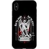 Saint Michael Grace And Valor Sacred Ang Custodia per iPhone XS Max Versetto della Bibbia dell'Arcangelo Cristiano Not By Might But By Grace