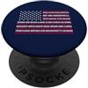 Novelty July 4th Tees Bandiera USA 50 Stati PopSockets PopGrip Adesivo