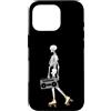 Vintage Roller Skate Skeleton, Skaters G Custodia per iPhone 16 Pro Scheletro di Halloween per pattinaggio a rotelle, anni '80, anni '90 Cool & Funny