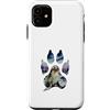 Timowo Studio Custodia per iPhone 11 Foca Invernale Impronta Natura