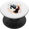 Manatees Manatee Lover Gifts Watercolor Manatee Sea Cow Ocean Animal Art PopSockets PopGrip Adesivo