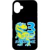 COOL DINOSAUR BIRTHDAY DESIGNS AND OUTFI Custodia per iPhone 16 Plus DINOSAURIO 3 ANNI DI ESSERE AMAZANTE DINOSAURIO 3. COMPLEANNO
