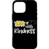 MeinShirt Custodia per iPhone 16 Pro Max Buzz con gentilezza | Cute Bee Graphic