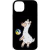Volleyball animal sport ball fan Hobby f Custodia per iPhone 14 Plus Llama gioca a pallavolo