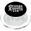OC 714 Apparel Orange County 714 California Retro Beach Santa Ana Anaheim PopSockets PopGrip per MagSafe