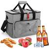 Zikenis Borsa Termica Porta Pranzo 30L, Borsa Frigo Isotermica,Pieghevole Termica Grand,Tessuto Oxford,Antigoccia, Impermeabile,per Campeggio Picnic All'aperto Barbecue Viaggio,Trasporto di Cibo (30L)