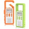 QUOLIX Walkie Talkie Professionali, Ricaricabile 8 Canali 99 Codici Torcia LED SOS VOX Batteria Li-Ion Impermeabile per Escursionismo Bicicletta Escursionismo Camping e Sopravvivenza