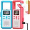 QUOLIX Walkie Talkie Ricaricabile, USB con Batteria agli Ioni di Litio - 8 Canali, 99 Codici Torcia LED SOS VOX Blocco Tasti Walkie Talkies per Bicicletta Escursionismo Camping e Sopravvivenza