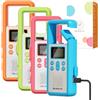 QUOLIX Radioline Walkie Talkies, Ricaricabile Woki Toki per Adulti Bambini, 8 Canali con Batteria agli Ioni di Litio VOX SOS Torcia LED - Comunicazione Bidirezionale - Ideale per Outdoor, Set 4 Pezzi